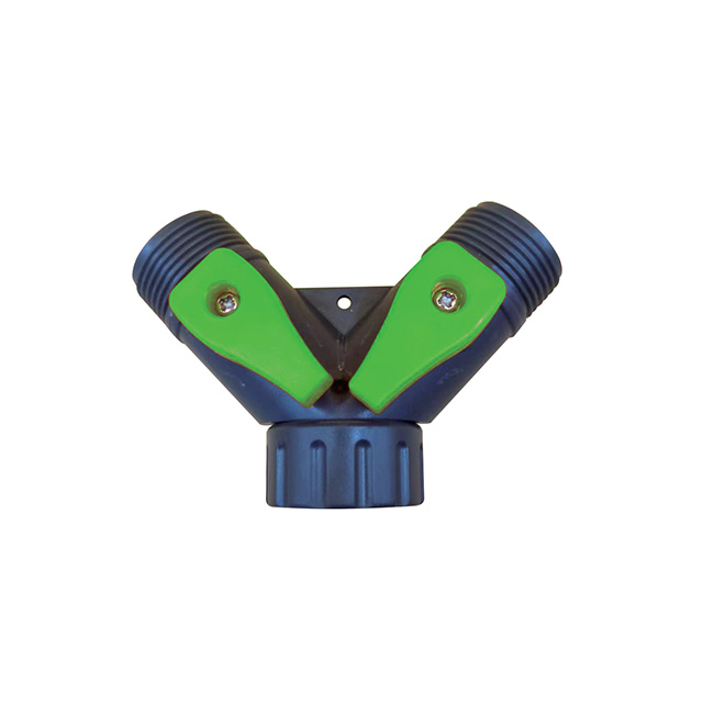 Conector Y de manguera divisora ​​de manguera de jard&iacute;n de 2 v&iacute;as GT17111-3