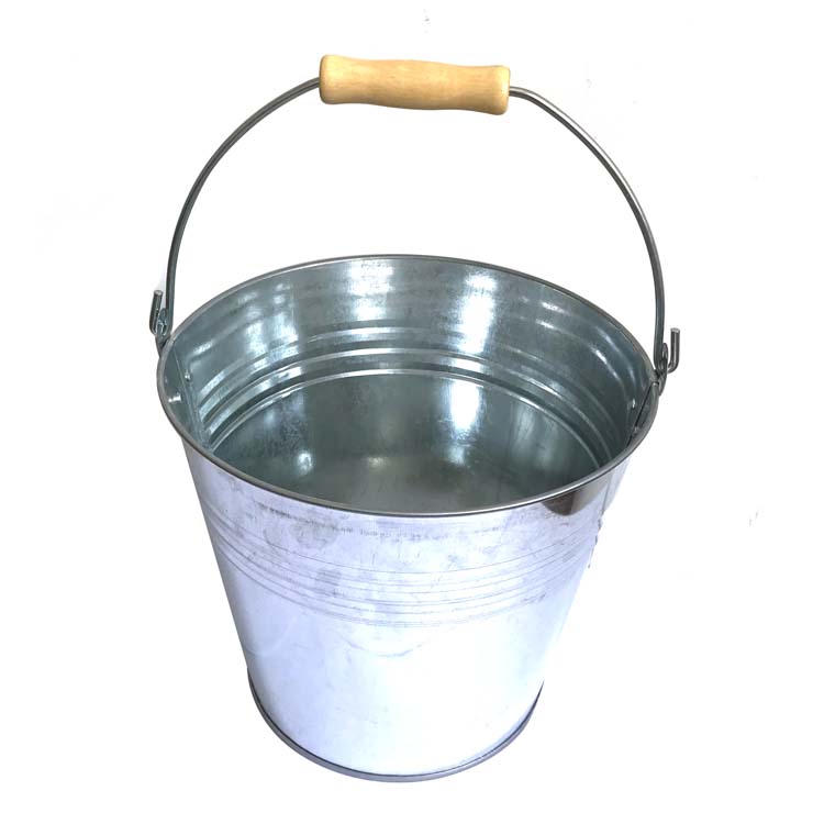 Large 2 Gallon Metal Bucket GT18019 Hantechn