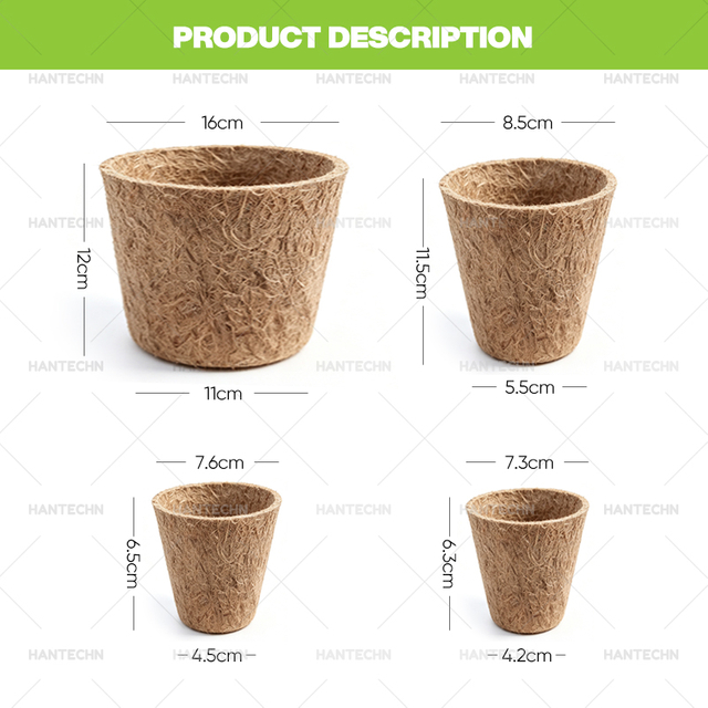 Coconut Coir Biodegradable Pots